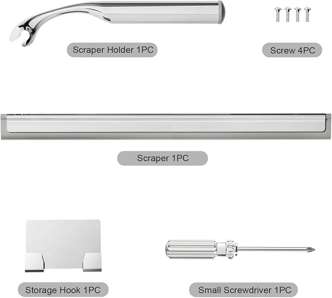 Shower Squeegee for Glass Doors, Squeegee for Shower Glass, Bathroom - Image 6