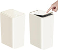 TIPGO Bathroom Trash Can with Lid, 10 Liter/ 2.6 Gallon Slim Garbage Can by TIPGO
