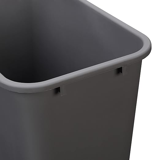 Amazon Basics Rectangular Commercial Office Wastebasket, 10 gallons - Image 4