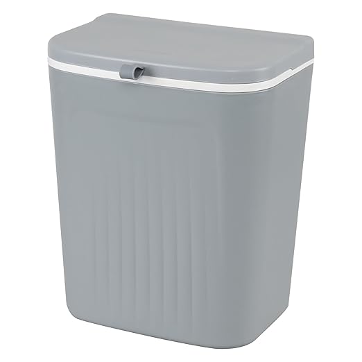 3.2 Gallon/12 L Wall Mounted Garbage Can, Hanging Cabinet Trash Can by Nesmilers