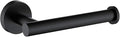 TASTOS Matte Black Toilet Paper Holder SUS304 Stainless Steel, Modern Round by TASTOS