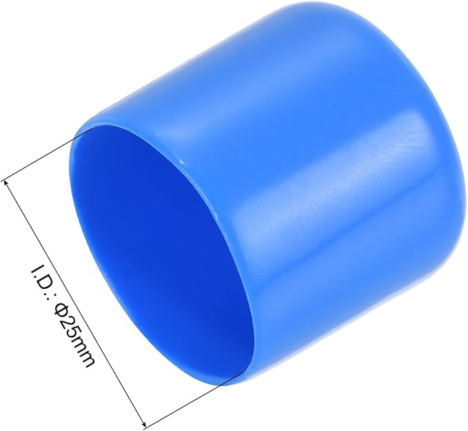 uxcell 20pcs Rubber End Caps 25mm ID Vinyl Round Tube Bolt Cap Cover Screw - Image 3