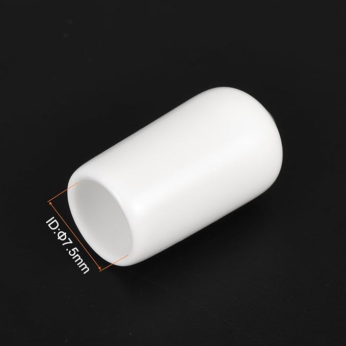 uxcell 20pcs Rubber End Caps 7.5mm ID Vinyl Round End Cap Cover Screw Thread - Image 3