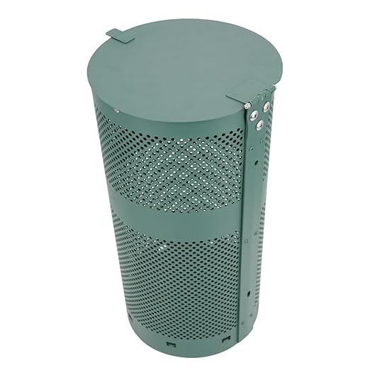 ZERO WASTE USA - Round Outdoor 10 Gallon Dog Waste Station Waste Can - Image 4