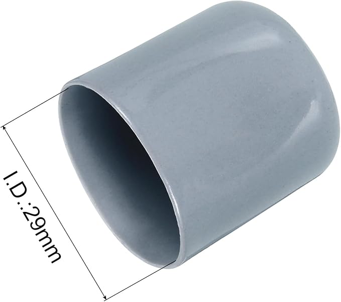 uxcell 20pcs Rubber End Caps 29mm ID Vinyl PVC Round Tube Bolt Cap Cover Screw - Image 3