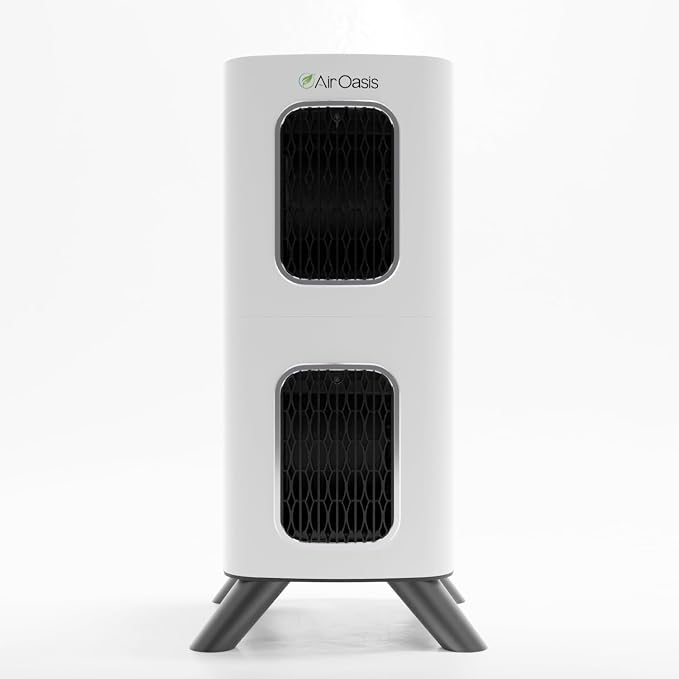 Air Oasis iAdaptAir 2.0 H13 HEPA Filter Air Purifier Reduces 99% of Viruses by AirOasis