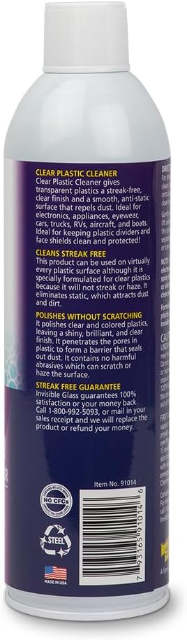 Invisible Glass 91014-4PK Clear Plastic Cleaner - Image 3