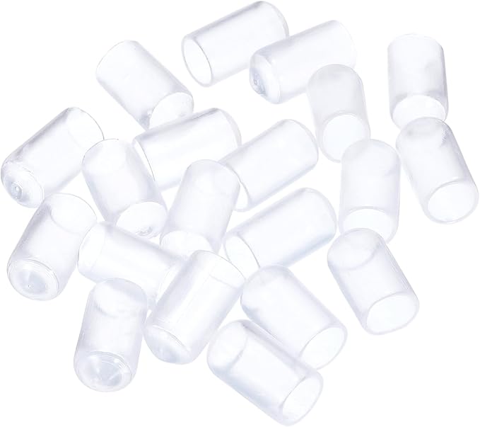 uxcell 20pcs Rubber End Caps 8mm ID Vinyl PVC Round Tube Bolt Cap Cover Screw - Image 4