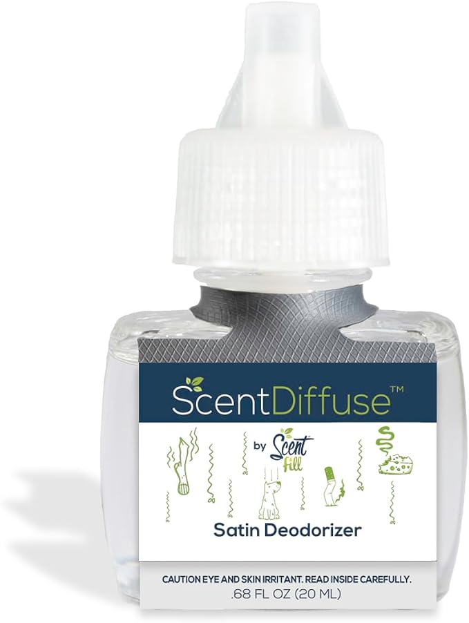 Scent Fill Satin Deodorizer Plug in Air Freshener, 4 Scented Oil Refills - Image 3