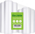 VacYaYa 6 Pack 8"x20' and11"x20' Vacuum Sealer Bags Rolls by VacYaYa