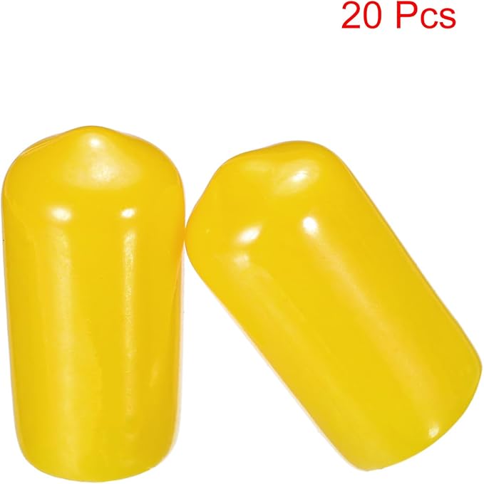 uxcell 20pcs Rubber End Caps 10mm ID Vinyl PVC Round Tube Bolt Cap Cover Screw - Image 2