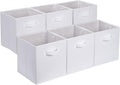Amazon Basics Cube Organizer Storage Bins Handles, Collapsible Fabric by AmazonBasics