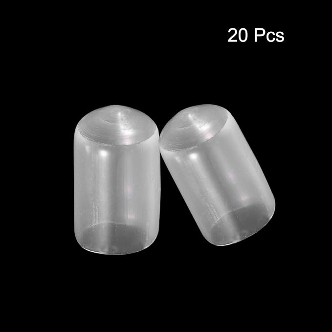 uxcell 20pcs Rubber End Caps 9mm ID Vinyl PVC Round Tube Bolt Cap Cover Screw - Image 2
