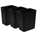3-Pack 4.5 Gallon Plastic Small Trash Can Wastebasket by Bblina