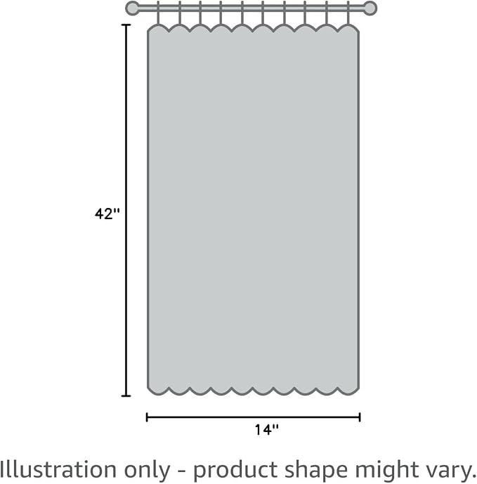 Chyhomenyc Sheer Light Grey Valances - Image 9