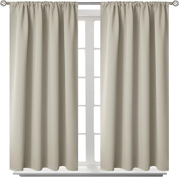 BGment Short Blackout Curtains 48 Inches Length by BGment