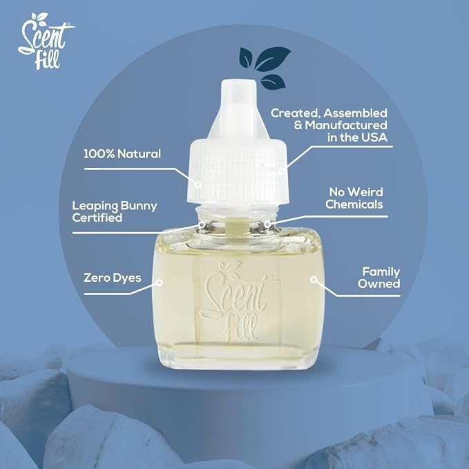 Scent Fill 100% Natural Palo Santo Plug in Air Freshener, Scented Oil Refills - Image 5