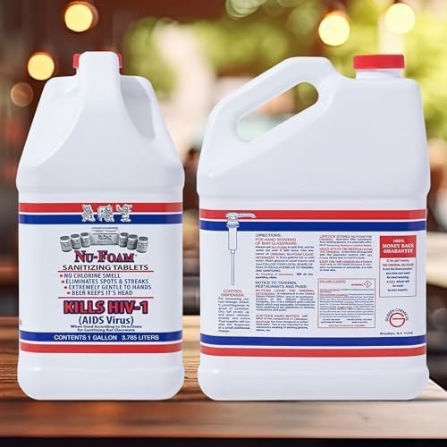 Nu-Foam Liquid Detergent for Bar Glassware – Original Streak-Free Solution - Image 6