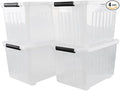 50 Quart Clear Storage Container by Unknown