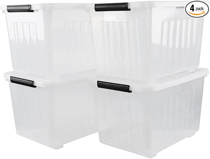 50 Quart Clear Storage Container by Unknown