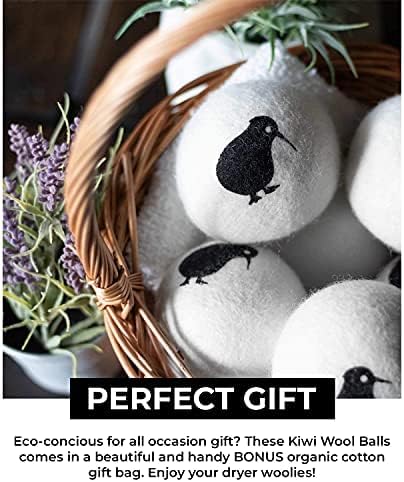 Wool Dryer Balls XL, 100% New Zealand Organic Wool - Image 3