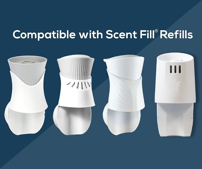 Scent Fill Satin Deodorizer Plug in Air Freshener, 4 Scented Oil Refills - Image 4