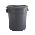 20 Gallon Gray Round Commercial Trash Can by Krollen+Industrial