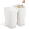 TIPGO Bathroom Trash Can with Lid, 4 Gallon / 15 Liter Small Garbage Can by TIPGO