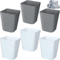 Eccliy 6 Pack Plastic Trash Can by Eccliy