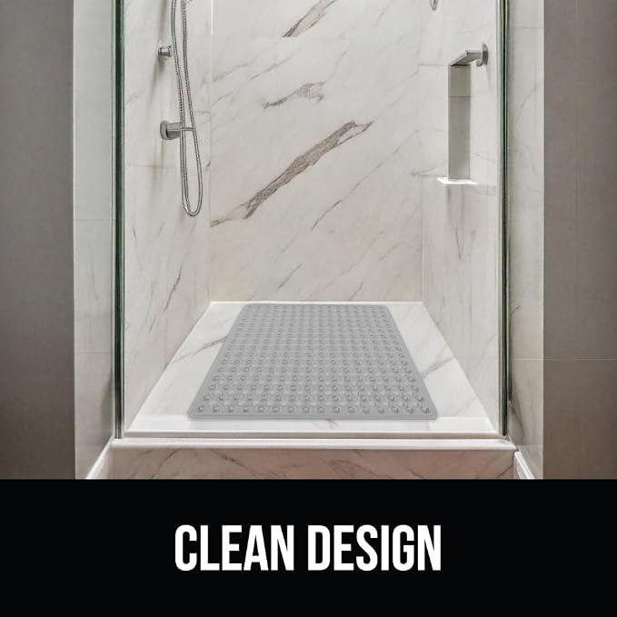 GORILLA GRIP Patented Square Shower Stall Mat, Small Bathtub Floor Mats - Image 8