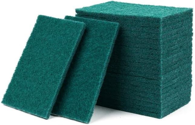 50 Pack Heavy Duty Green Scouring Pads 4x6 Inch – Large Non Scratch Scrub Pads - Image 8
