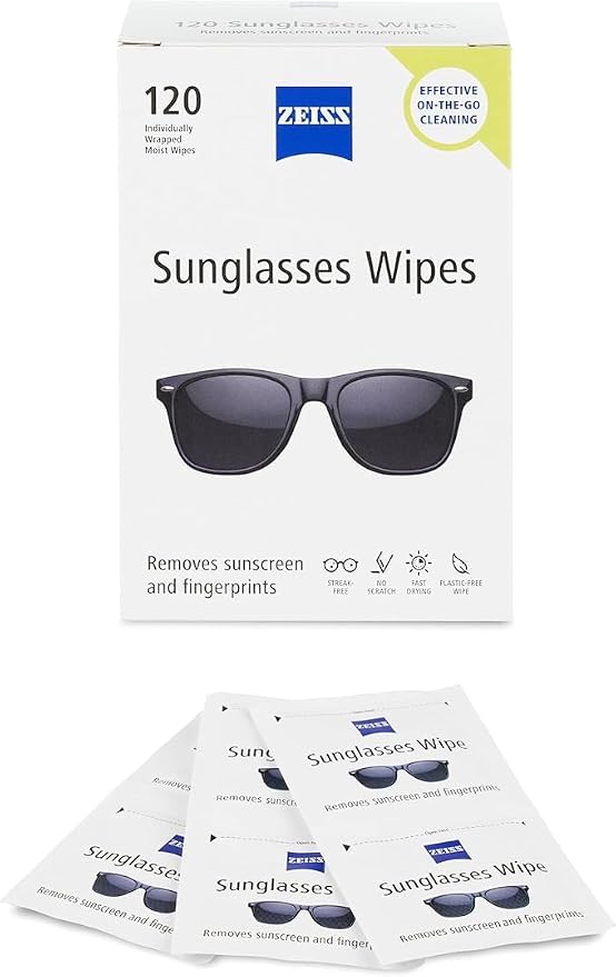 ZEISS Pre Moistened Sunglasses Cleaning Wipes 120 Count - Image 2