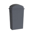 23 Gallon Gray Slim Jim Trash Can by Krollen+Industrial