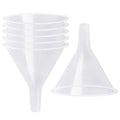6 Pack Plastic Funnels, 4.6 Inch Multi-Purpose Clear Plastic Funnels by SBYURE