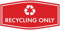 Fancy Recycling Only Sign by SignsByLITA