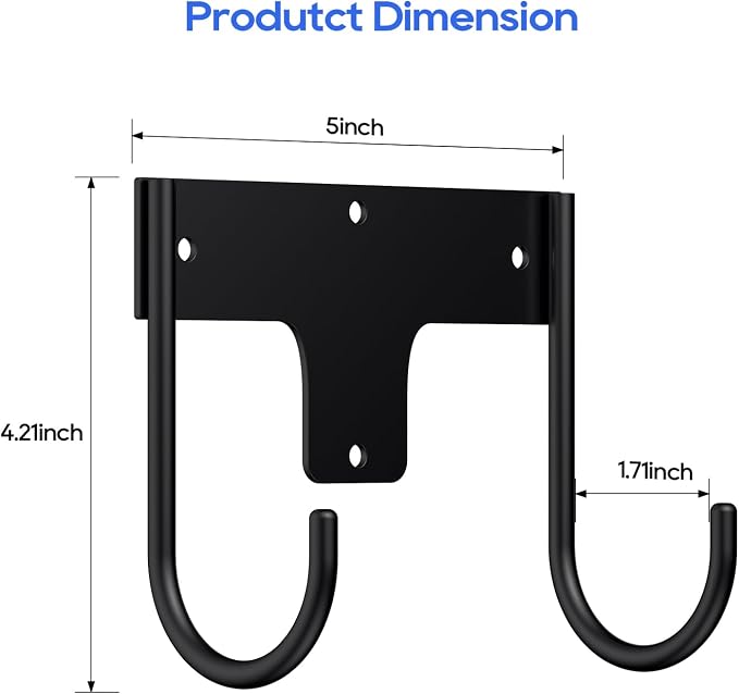 ORLESS Ironing Board Holder Wall Mount, Ironing Board Hanger, Ironing Board - Image 4