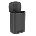 13 Gallon Stainless Steel Foot Pedal Large Trash Can by Dolonm
