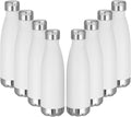 VEGOND 17oz Stainless Steel Water Bottles Bulk, Reusable Metal Sports Water by VEGOND
