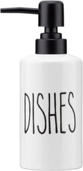 FE Dish Soap Dispenser for Kitchen, 10oz Ceramic Soap Dispenserr for Bathroom by IntoYourHouseOntoYourTable