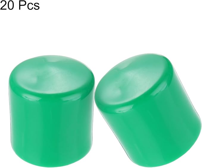 uxcell 20pcs Rubber End Caps 42mm ID Vinyl PVC Round Tube Bolt Cap Cover Screw - Image 2