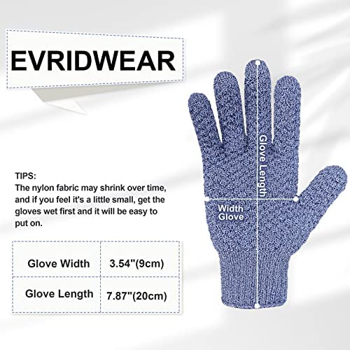 Evridwear Exfoliating Dual Texture Bath Gloves - Image 5
