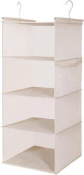 MAX Houser 4 Tier Shelf Hanging Closet Organizer, Space Saver, Closet Hanging by MAXHouser