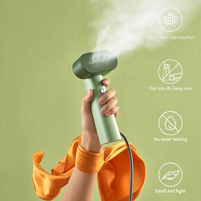 G6 Steamer for Clothes Portable 2-in-1 Travel Iron for Clothes, Just 0.7lbs - Image 2