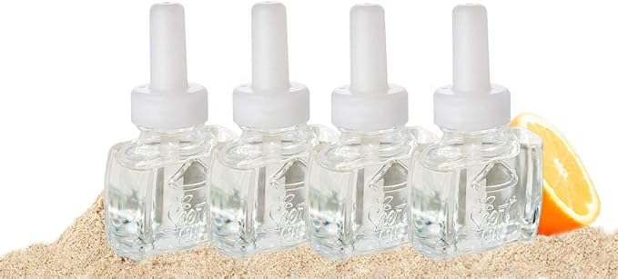 Scent Fill Island Essence Plug in Air Freshener, 4 Scented Oil Refills - Image 3
