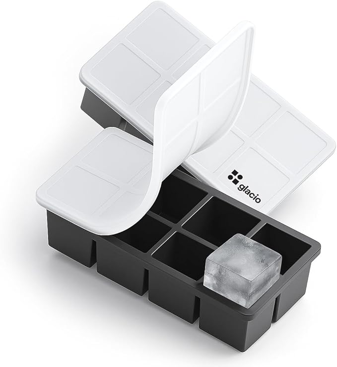 glacio Ice Cube Molds – 2-Pack Silicone Trays - Image 3