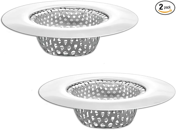 1.25" Small Drain Strainer, Sink Drain Hair Catcher, Bathroom Sink Strainer by Seatery