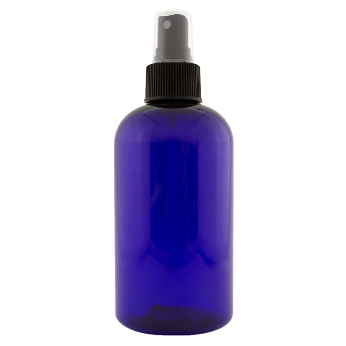 8 fl oz Cobalt Blue Plastic Bottle by Greenals