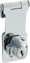 Alise Keyed Hasp Lock, 3 Inch Safety Packlock Clasp Hasp Lock Latch by Alise