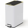 Stainless Steel 4 Gallon Slim Trash Can by SolaceCove