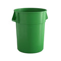 55 Gallon Green Round Commercial Trash Can by Krollen+Industrial